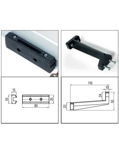 Ηλεκτρικός μηχανισμός μοτέρ με καδένα ανάκλησης και προβολής  για παράθυρα και φεγγίτες Sintesi 2000