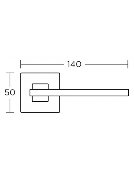 Πόμολο χερούλι με ροζέτα σειρά 745