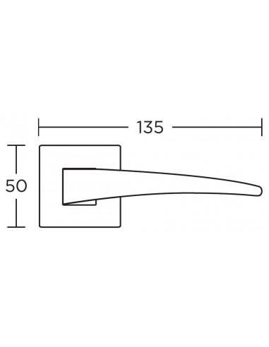 Πόμολο χερούλι με ροζέτα σειρά 775