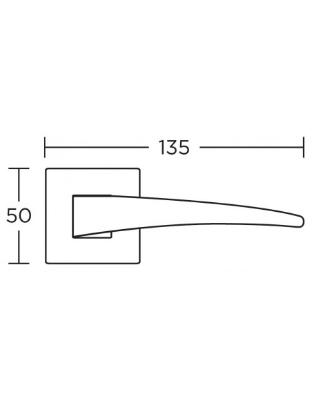 Πόμολο χερούλι με ροζέτα σειρά 775