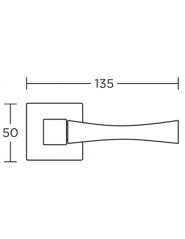 Πόμολο χερούλι με ροζέτα σειρά 835