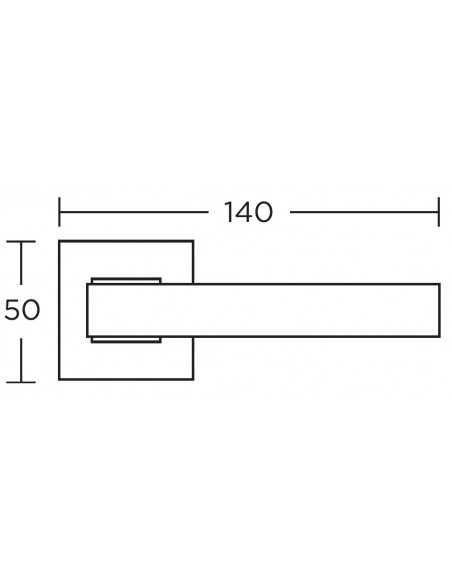 Πόμολο χερούλι με ροζέτα σειρά 895