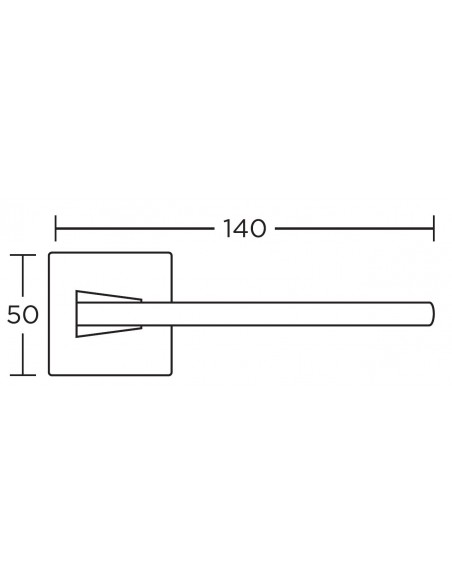 Πόμολο χερούλι με ροζέτα σειρά 1105