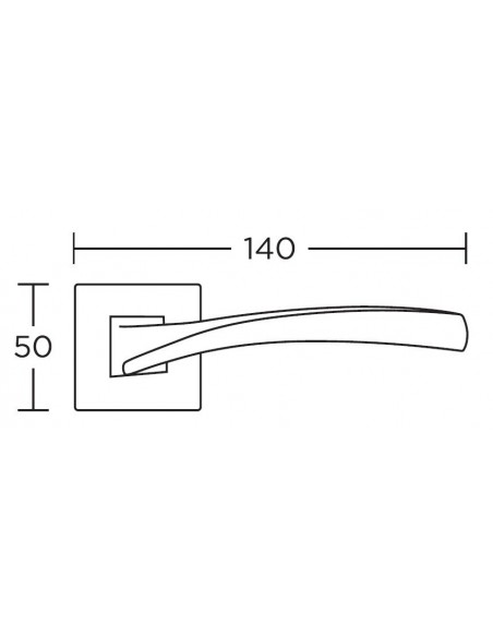 Πόμολο χερούλι με ροζέτα σειρά 1145