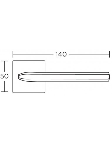 Πόμολο χερούλι με ροζέτα 1085