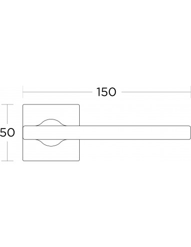 Πόμολο χερούλι με ροζέτα σειρά 2165