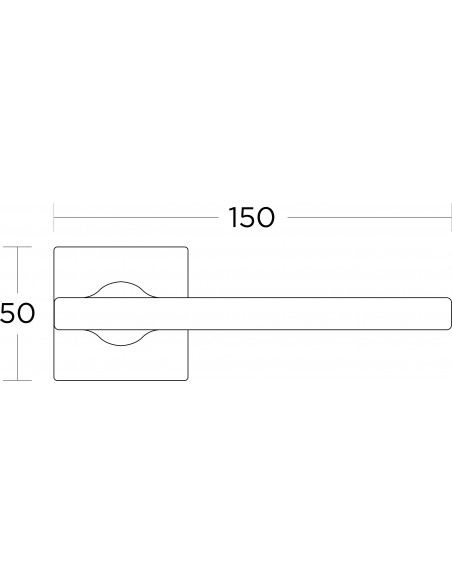 Πόμολο χερούλι με ροζέτα σειρά 2165