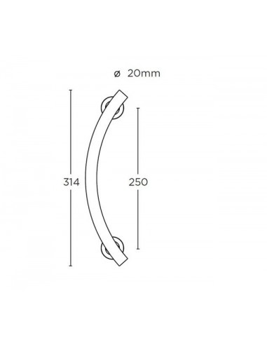 Ορειχάλκινη χειρολαβή σειρά 477