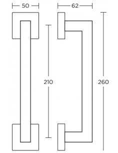 Διακοσμητική λαβή πόρτας σειρά 865 2