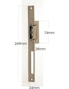 Ηλεκτρική κλειδαριά (αντίκρισμα) για ανοιγόμενες πόρτες αλουμινίου αλλά και ξύλου 2