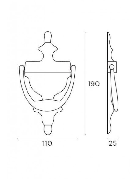Υδρία εξωτερικής πόρτας σειρά 216
