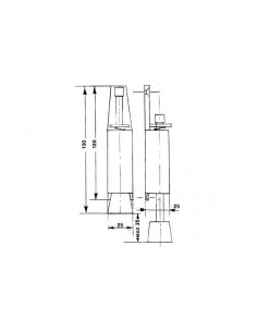 Πατητό στοπ αλουμινίου για πόρτα  Νο239 2
