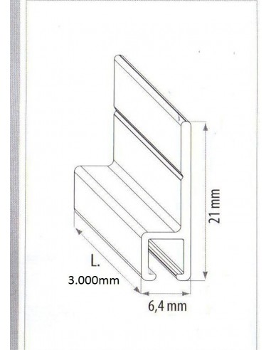 Βουρτσάκι Profix DG1180 με προφίλ κρατήματος Profix DF400l