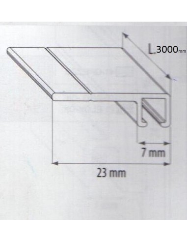 Βουρτσάκι Profix DG1180 με προφίλ κρατήματος Profix DF500l