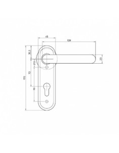 Πόμολο λαβή πυράντοχης πόρτας 2