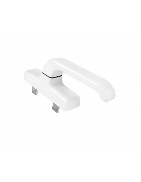 Aluminium pivoting handle for inward opening windows