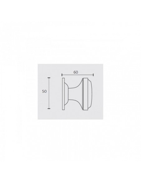 Knob bolt for armored door