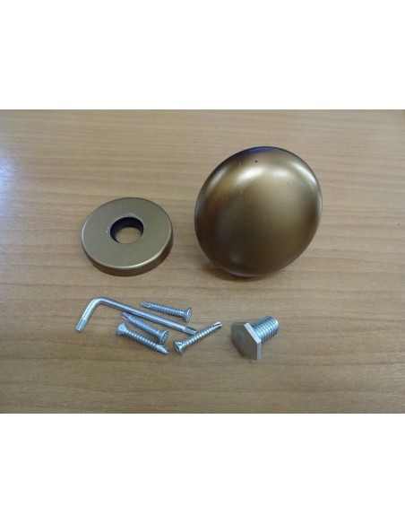 Knob bolt for armored door