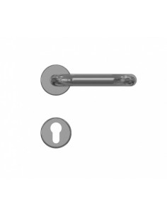 Χειρολαβή με ροζέτα INOX 1305