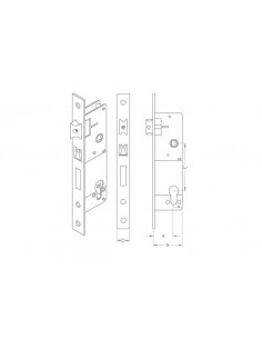 Κλειδαριά ΓΛΩΣΣΟΥ (30-35mm) 2