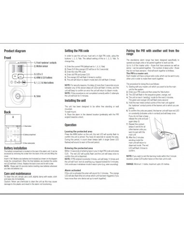 Motion Detector Alarm Yale