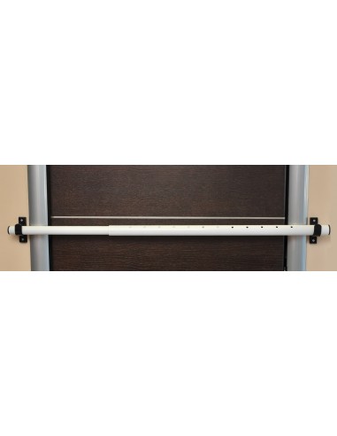 Adjustable safety bar for entry doors of all types