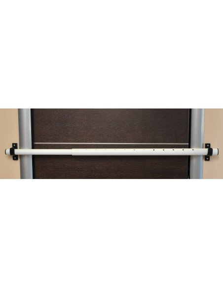 Adjustable safety bar for entry doors of all types