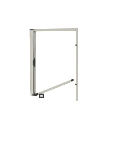 Insect screen of horizontal movement for single-wing door 150cm X 100cm
