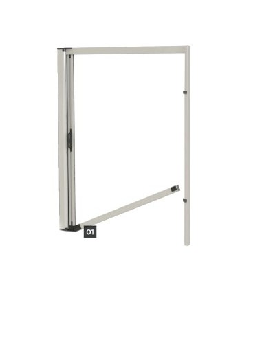 Insect screen of horizontal movement for single-wing door 150cm X 180cm