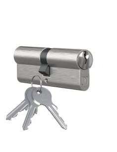 ΚΥΛΙΝΔΡΟΣ ΑΠΛΟΣ ΜΕ 3 ΚΛΕΙΔΙΑ(ΝΙΚΕΛ-ΜΑΤ)