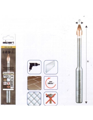 Keramo Extreme - τρυπάνια για εξαιρετικά σκληρά πλακάκια πορσελάνης