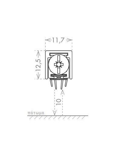 Automatic air-stop for doors