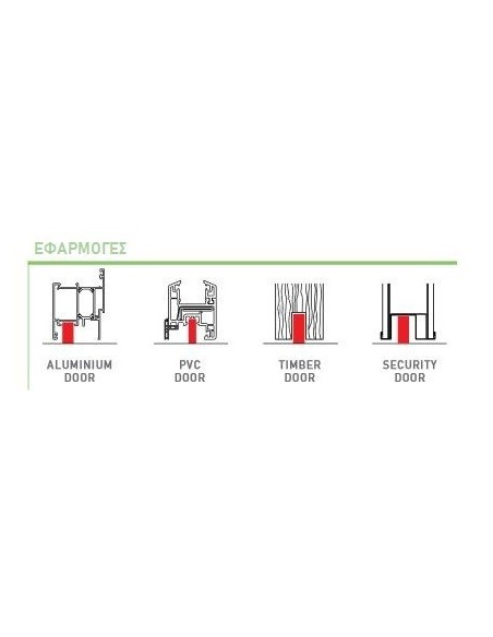 Automatic air-stop for doors