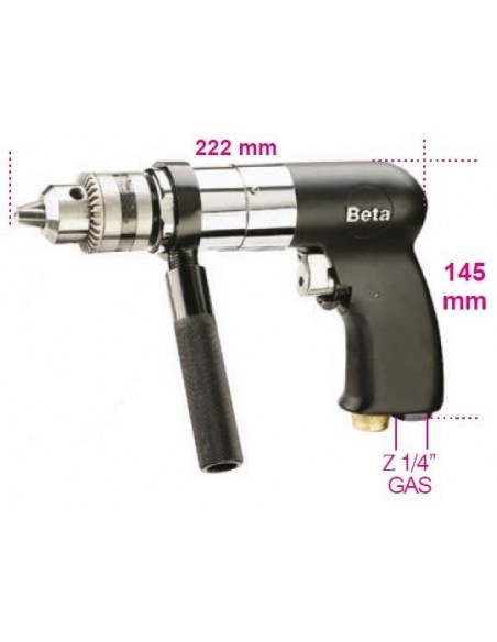 Αναστρεφόμενο κρουστικό αερόκλειδο, από συνθετικό υλικό  Μηχανισμός κρούσης Double hammer