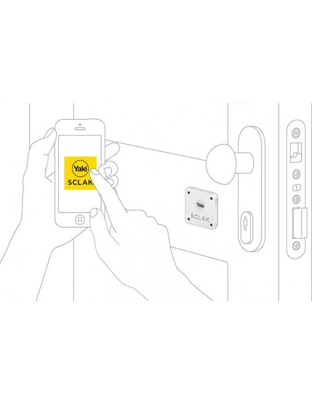 YALE SCLAK Small house lock and AirBNB