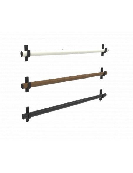 Adjustable safety bar for entry doors of all types