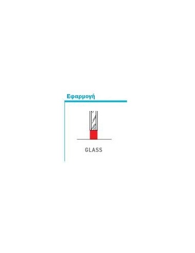 Air-stop GLASS BOTTOM SLIDE for glass doors