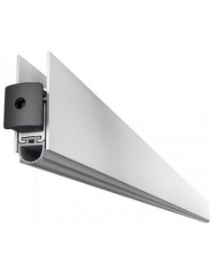 GLASS BOTTOM air-stop for glass doors