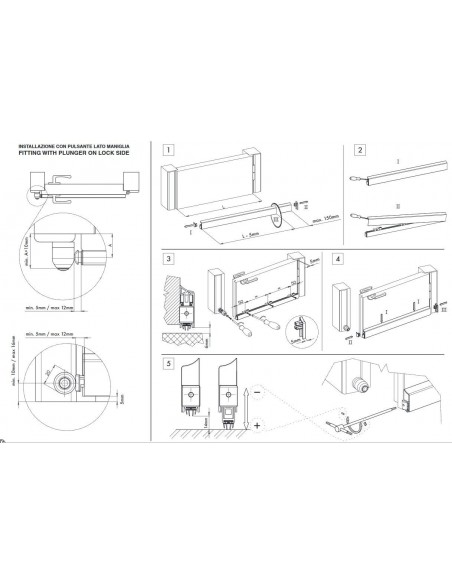 Automatic air-stop for doors