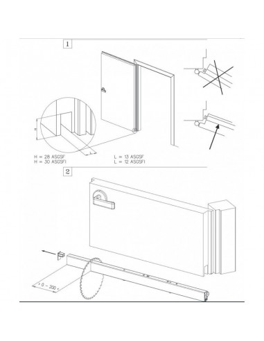 Automatic air-stop for doors