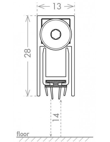 Automatic air-stop for doors
