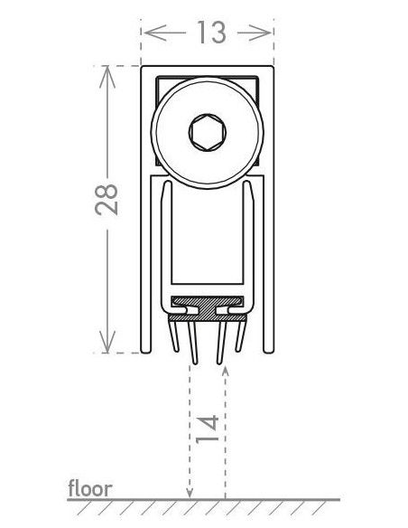 Automatic air-stop for doors