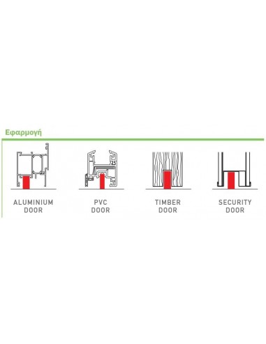 Automatic air-stop for doors