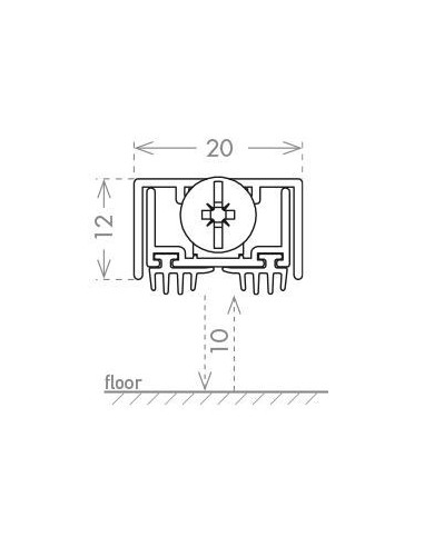 Automatic air-stop for doors