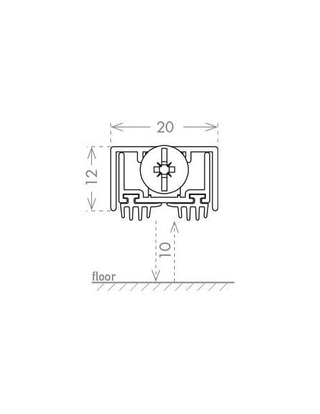 Automatic air-stop for doors