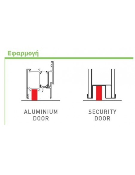 Automatic air-stop for doors