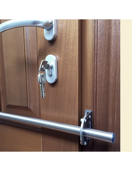 Stainless steel CLEVERLOK Door Bar