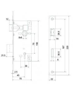 Magnetic lock for internal door 2