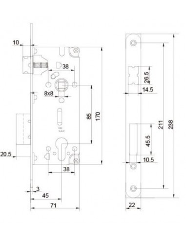Κλειδαριά εξώθυρας