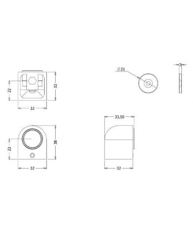 Μαγνητικό Στόπερ Δαπέδου
